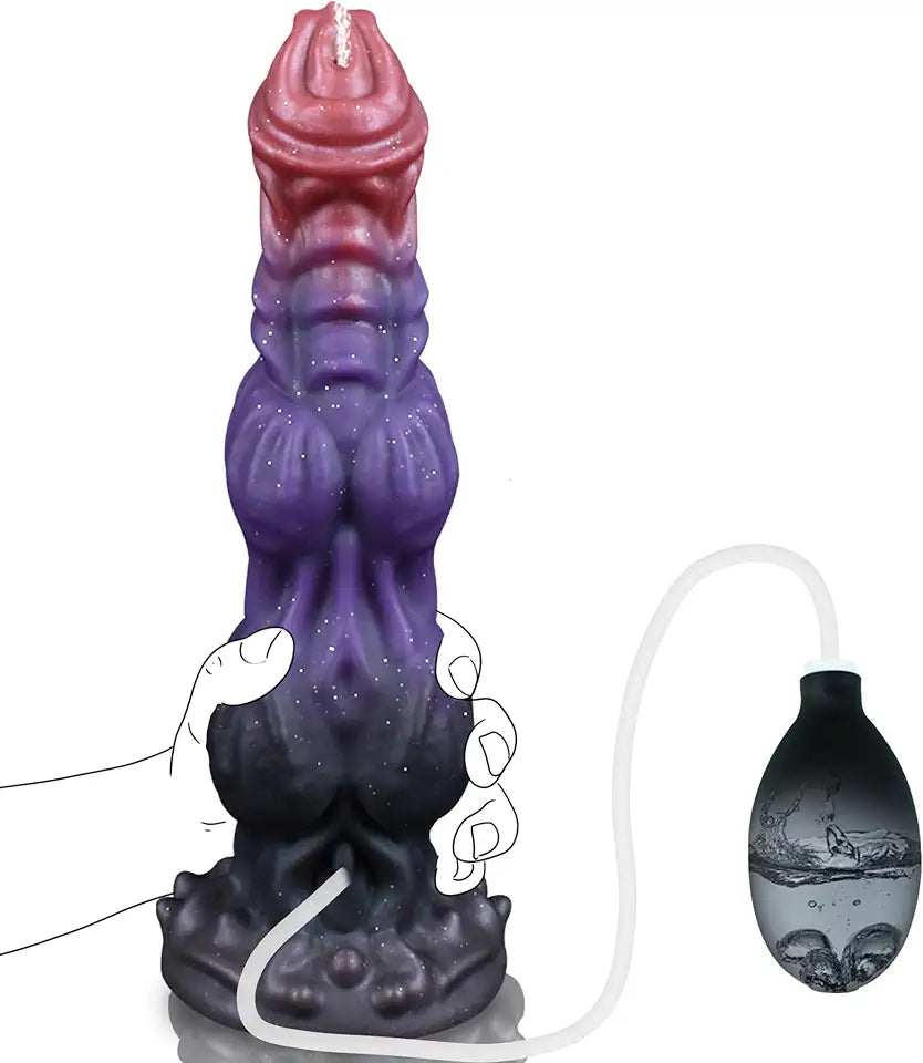Black Silicone Dildo with Suction Cup N7240