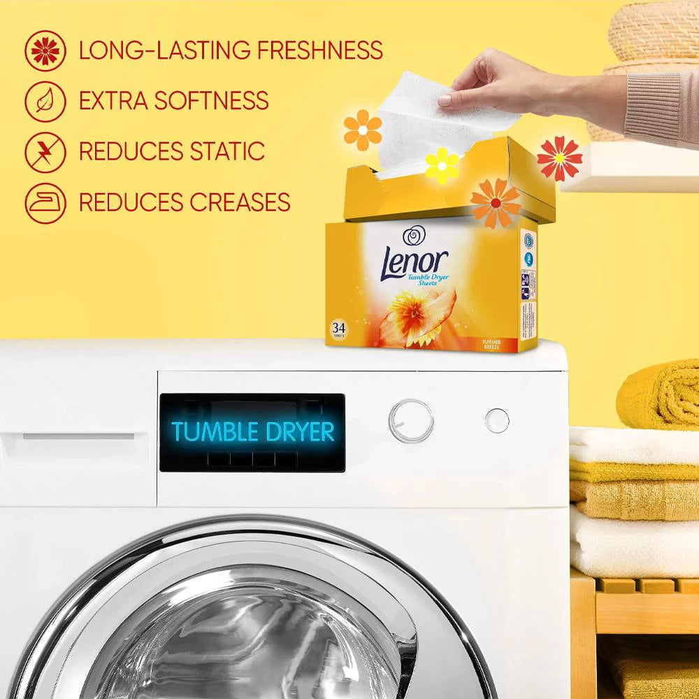 Tumble Dryer Sheets 34 Sheets Pack of 4 Z59575