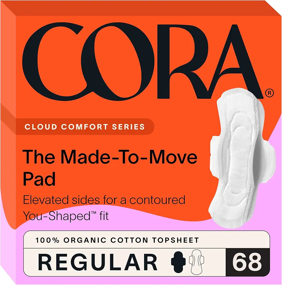 Organic Cotton Ultra Thin Pads with Wings, Unscented, 68 Count O162984