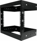 8U Open Frame Wall Mount Equipment Rack C2317