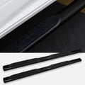 4 Oval Side Step Nerf Bars Black E113402