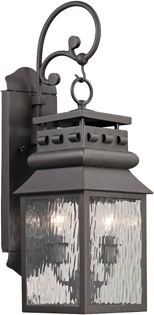 Charcoal 2 Light Outdoor Sconce R115
