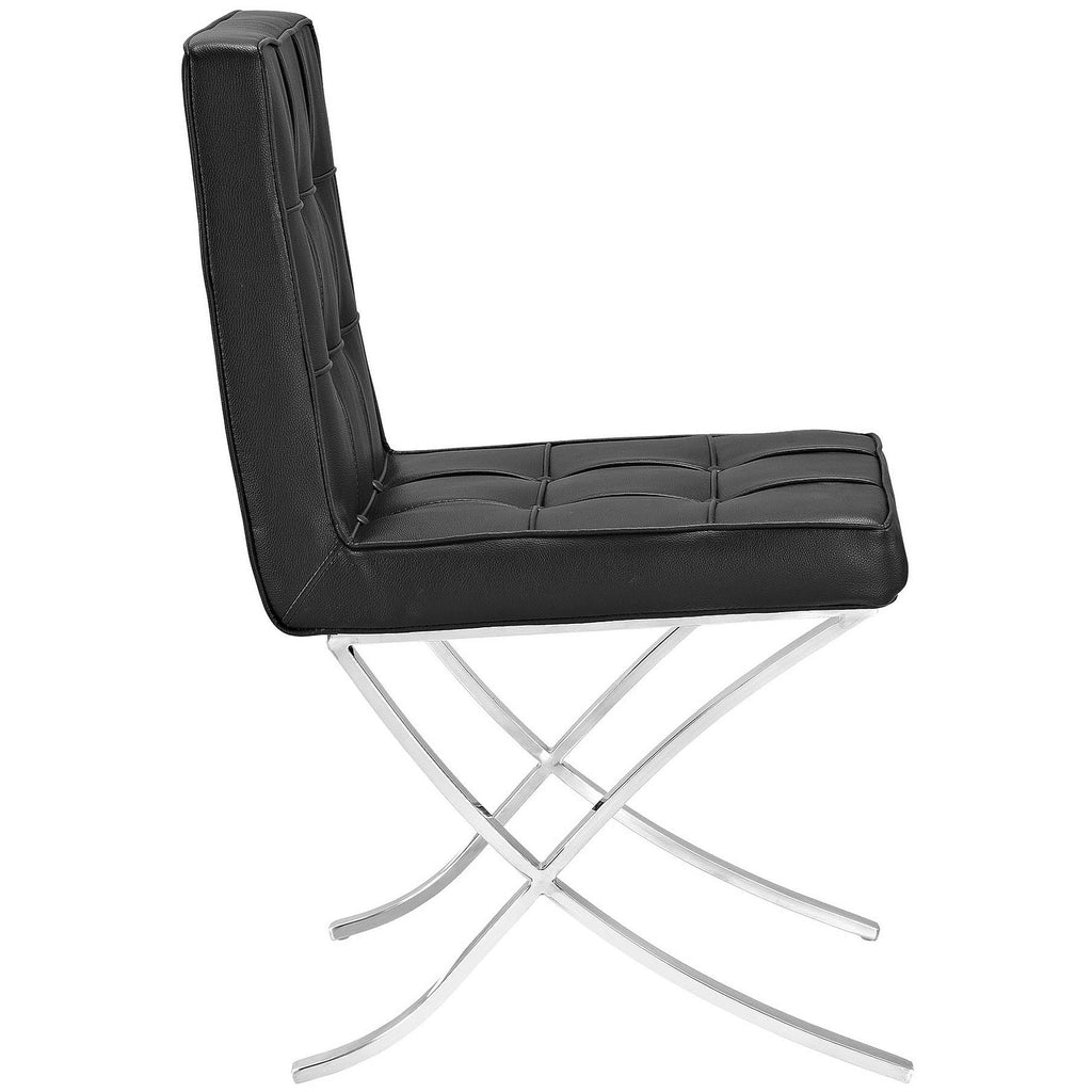 Black Memory Foam Dining Chair O34564