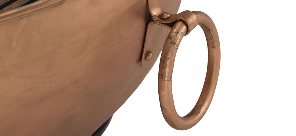 Copper Black Fire Pit P5486