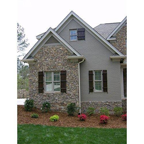 Black Composite Board-n-Batten Shutters (Per Pair) Y869