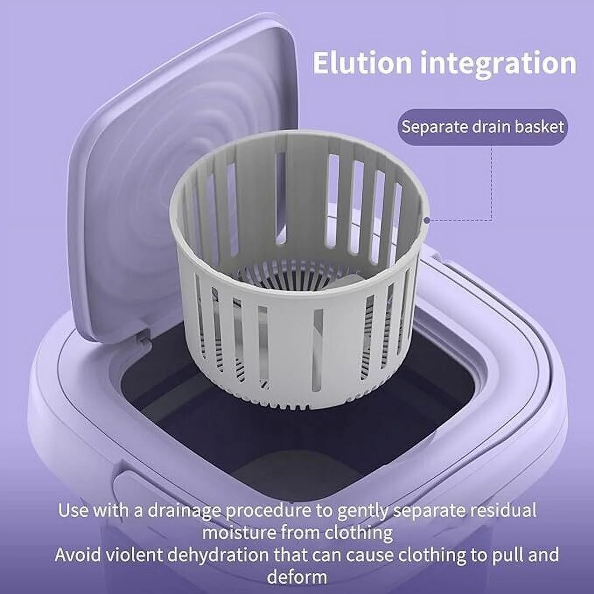 Portable Mini Washing Machine and Spin Dryer Y5987