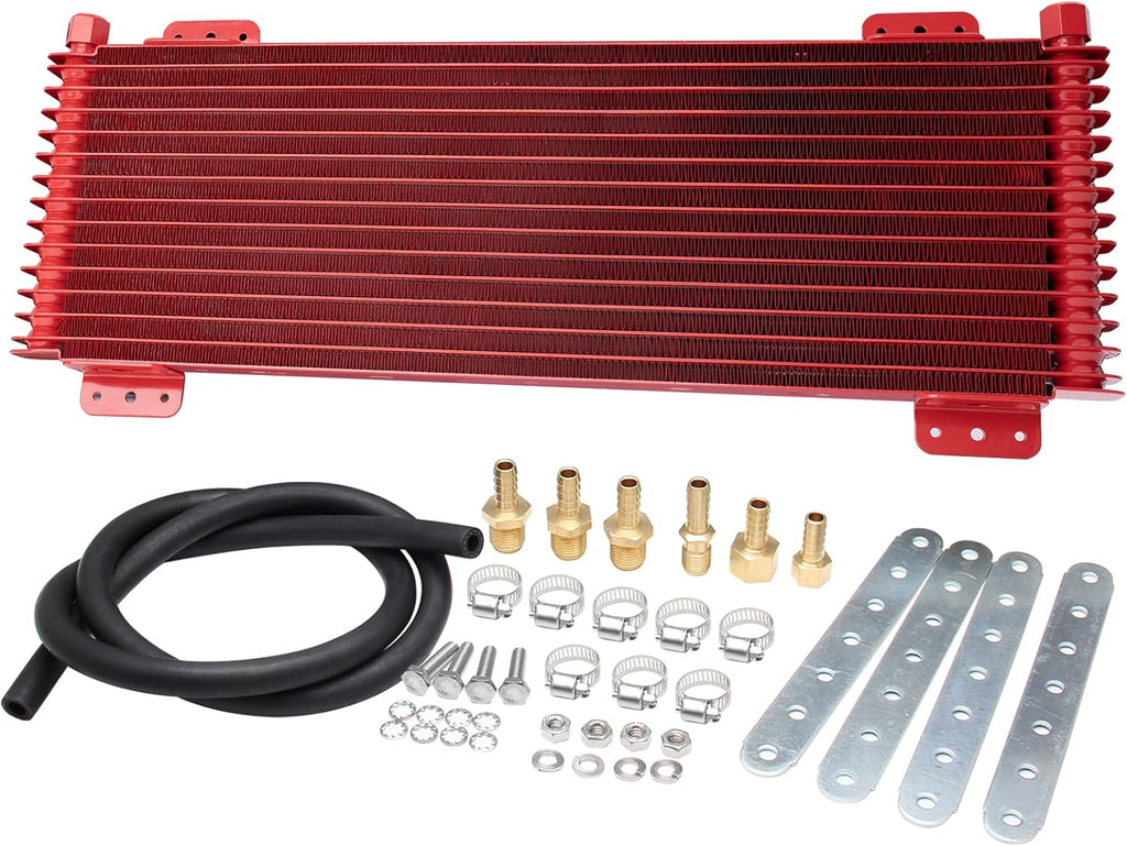 Black Transmission Oil Cooler with Mounting Hardware Y21072
