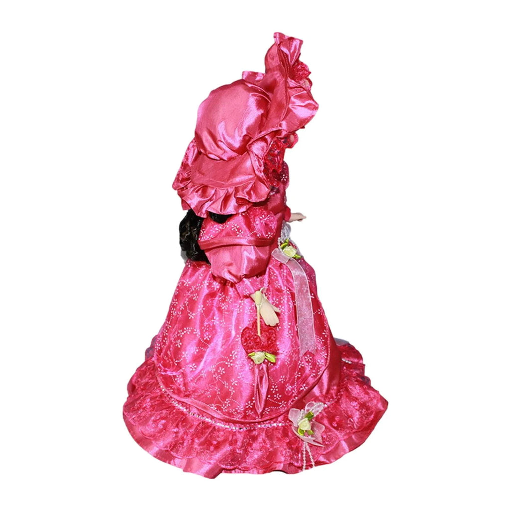 Pink Ceramic Doll Porcelain Figures Z161383