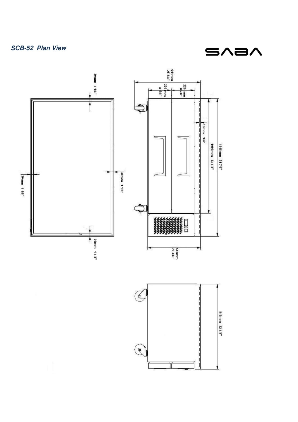 52" Chef Base 2 Drawer Refrigerator S683095