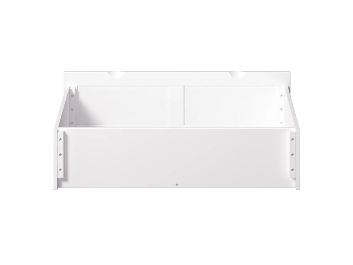 White Under Bed Storage Drawer D869