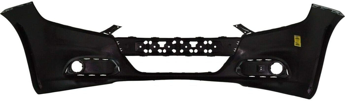 Primed Plastic Front Bumper Cover Fascia with Fog Light Holes for 2013-2016 Dodge Dart Sedan U751201