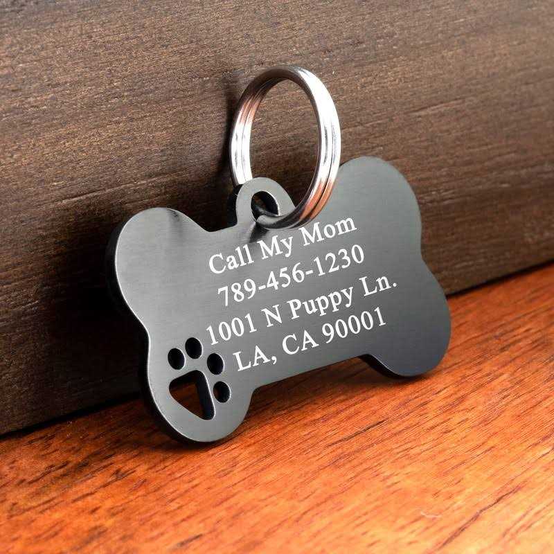 Stainless Steel Personalized Dog Tags I668