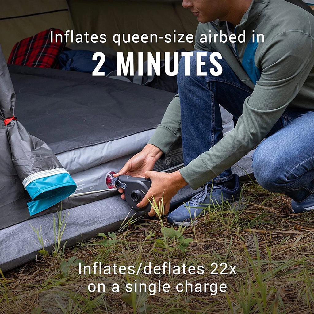 Queen 18" Airbed (3 Pack) with USB Pump H4216
