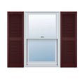 18 inchw x 74 inchh Vinyl Open Louver Shutters M418586
