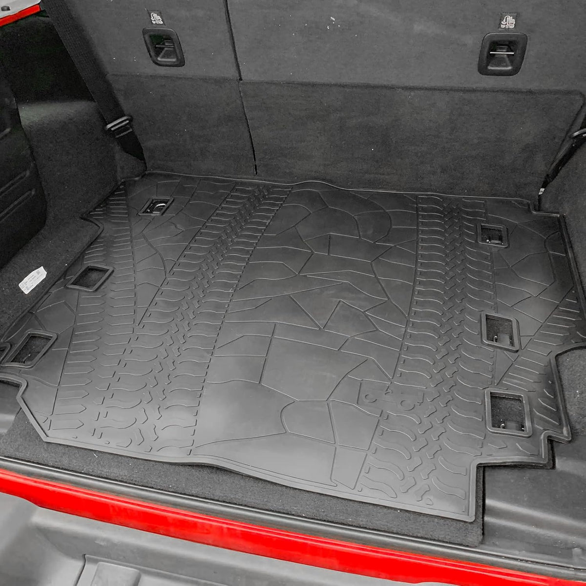 Black Rear Trunk Cargo Mat Trunk Liner Carpet Y846711